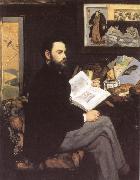 Edouard Manet Portrait of Emile Zola oil on canvas